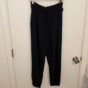 H&M tie waist pants